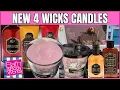 Bath Body Works NEW 4 WICK CANDLES PLUS NEW MENS BODY CARE