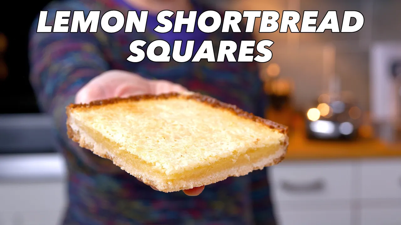 I Love These Shortbread Lemon Squares!  Glen And Friends Cooking