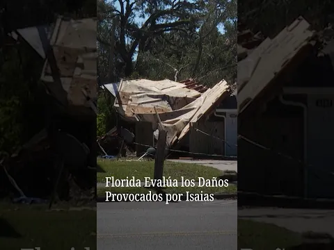 Daños en Florida tras el paso del huracán Isaías