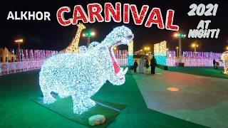 Al Khor Carnival at Night – Al Bayt Stadium