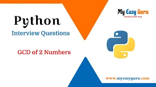 GCD of 2 Number in Python Python Programs in Hindi Python in Hindi