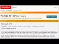 101 Office Hours February 6 2018
