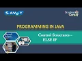 2020 -Programming in JAVA - Control Structure