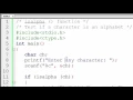104 isalpha function in C Programming Hindi