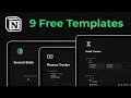 9 FREE Notion templates that will 10x your productivity