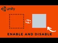 HOW TO ENABLE AND DISABLE GAMEOBJECT IN 30 SEC UNITY EASY