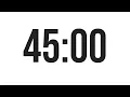 45 MINUTE TIMER - COUNTDOWN TIMER MINIMAL