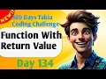 Function With Return Value - 300 Days of Takla Coding Challenge