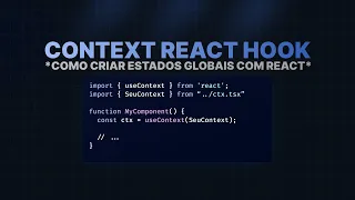 COMO USAR O useContext COM REACTJS  - Dev Eduardo