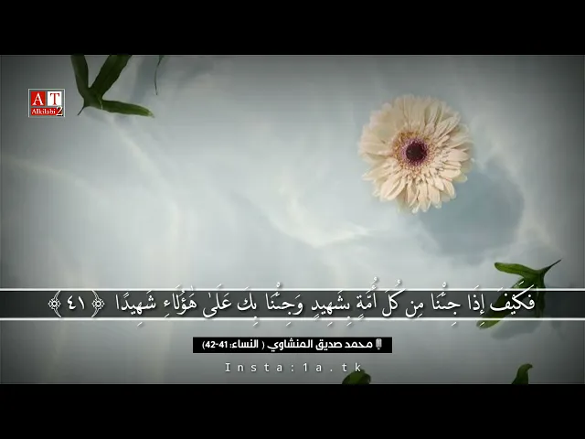 ⁣فَكَيْفَ إِذَا جِئْنَا مِن كُلِّ أُمَّةٍ بِشَهِيدٍ .. || الشيخ محمد صديق المنشاوي رحمه الله