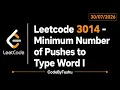 LeetCode 3014 Minimum Number of Pushes to Type Word I Java Solution Greedy CodeByTushu