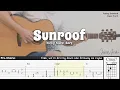 Sunroof - Nicky Youre, dazy | Fingerstyle Guitar | TAB + Chords + Lyrics