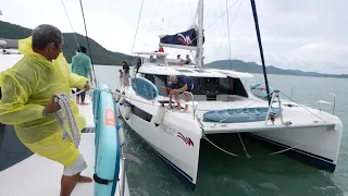 Getting into a HIGH SPEED RACE in a CRAZY WOODEN BOAT! – (Episode 375)