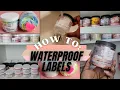HOW TO MAKE WATERPROOF LABELS FOR YOUR BUSINESS UNDER 11 MAKE YOUR OWN PRODUCT LABELS AT HOME