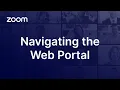 Zoom Web Portal Login Settings Guide How to Access