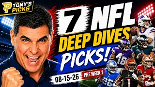 NFL Preseason Picks - Saturday 26 Tony s NFL Picks Predictions