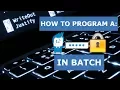 How to Program A Strong Password Generator in Batch