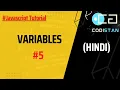 Variable in Javascript Naming Convention of Variable Lecture 5 Javascript Tutorial