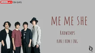 Download RADWIMPS - me me she (Kan/Rom/Eng lyric) MP3