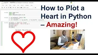 How to Plot a Heart in Python with Jupyter Notebook