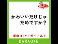 かわいいだけじゃだめですか？ (カラオケ) (原曲歌手:CUTIE STREET)