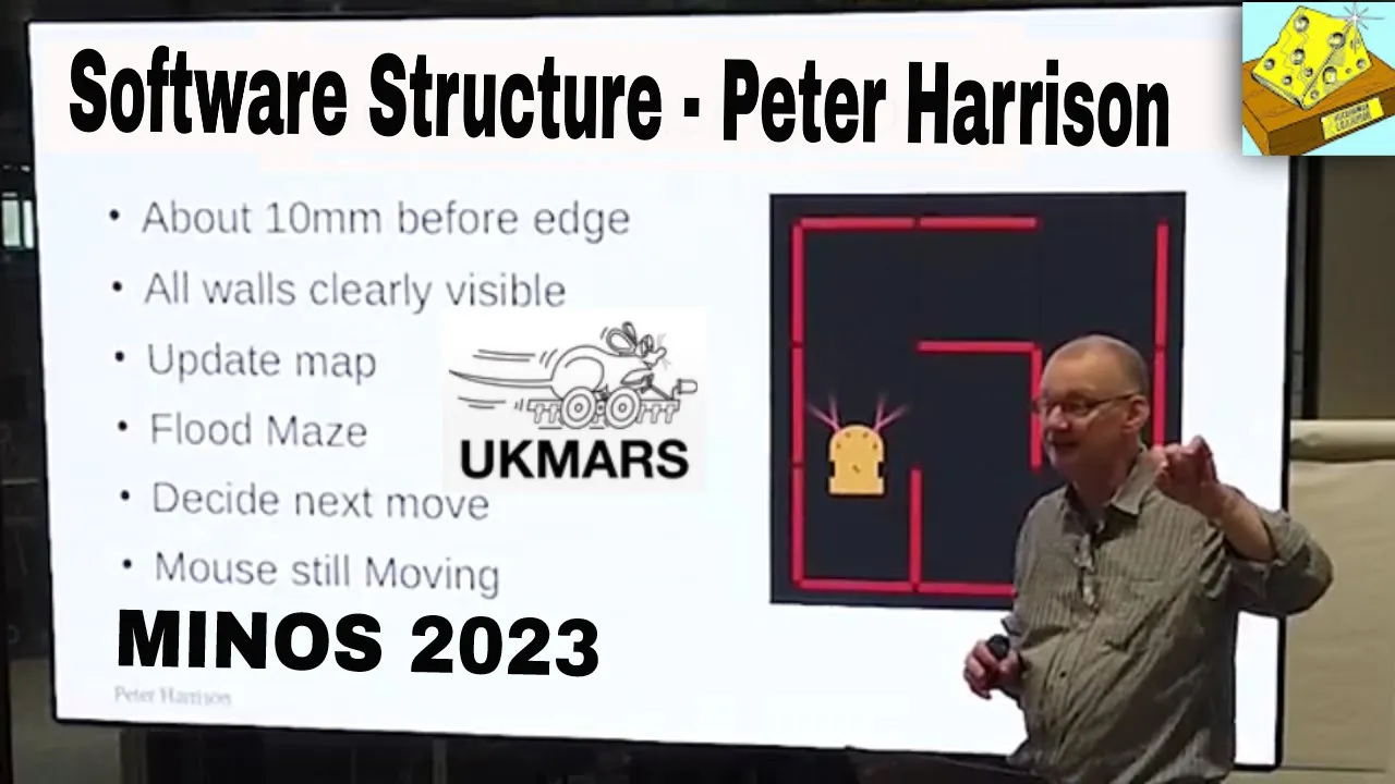 Minos 2023 presentations "Micromouse Software Structure" - Peter Harrison
