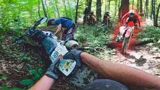 what an enduro group ride really looks like ohio single track
