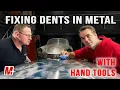 Download Lagu How to smooth and remove dents in sheet metal with a hammer, dolly, slapper and file the easy way.