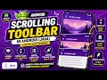 ANDROID - SCROLLING TOOLBAR TUTORIAL IN JAVA