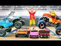 Lagu Chris and Mike visited MONSTER JAM show - Funny stories for kids