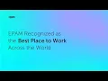 EPAM Recognized as the Best Place to Work Across the World