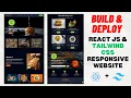 Complete Responsive RESTAURANT WEBSITE using REACT JS TAILWIND CSS React Tailwind Project 2024