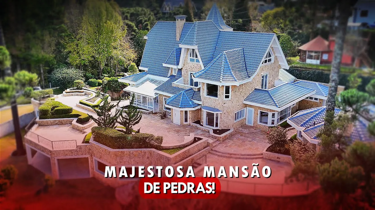 Video do Imóvel: Descubra a majestosa mansão de pedras em Campos do Jordão, SP!