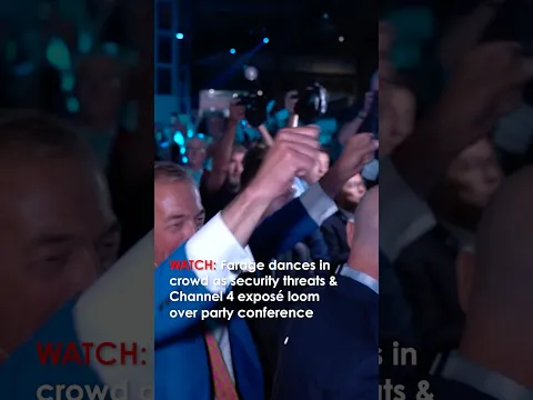 WATCH: Nigel Farage dances at Reform conference despite security threats and Channel 4 controversy