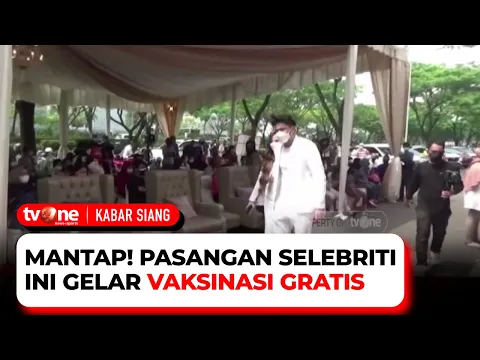 Pasangan Selebriti Gelar Vaksinasi Gratis Untuk Warga di DKI Jakarta
