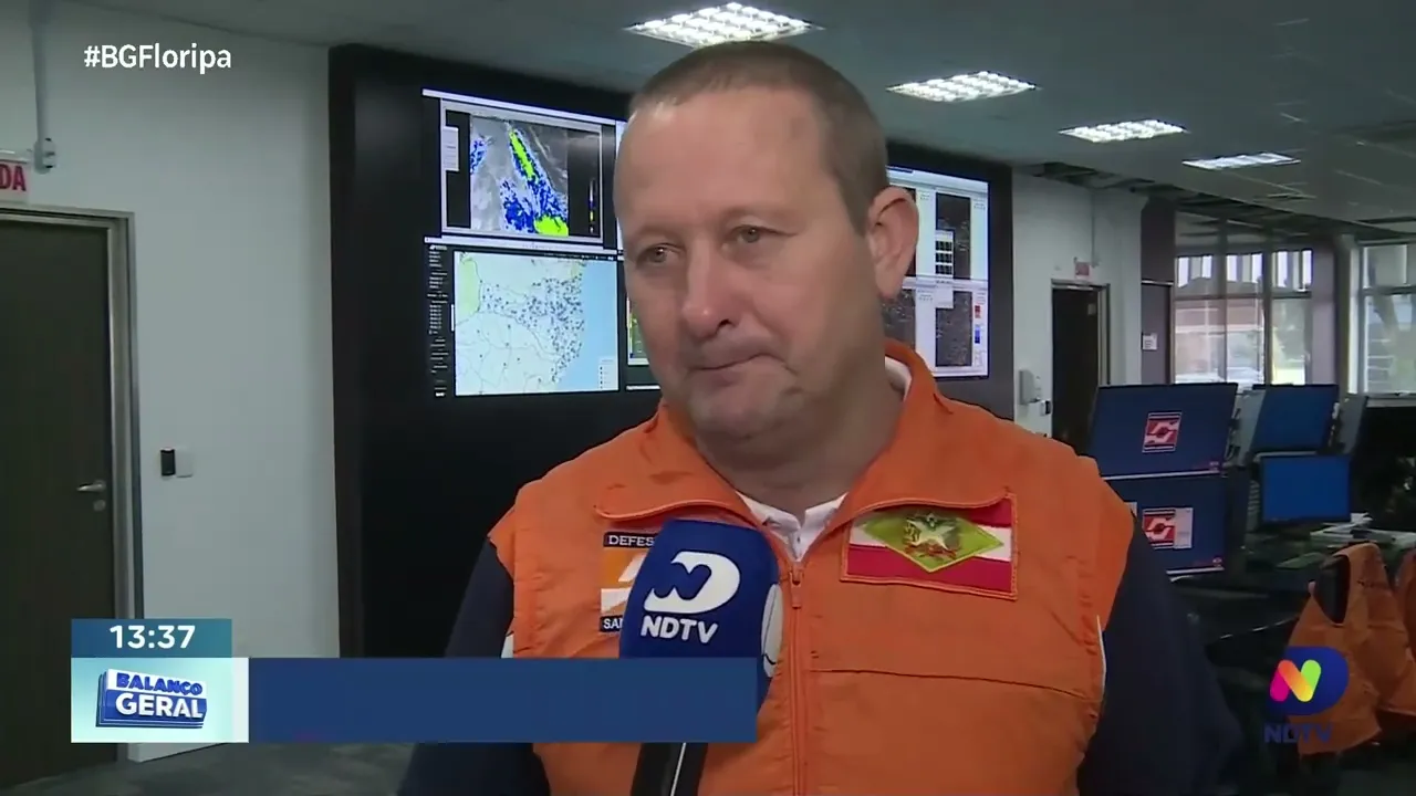 Defesa civil de SC adota tecnologias avançadas na prevenção de desastres ambientais