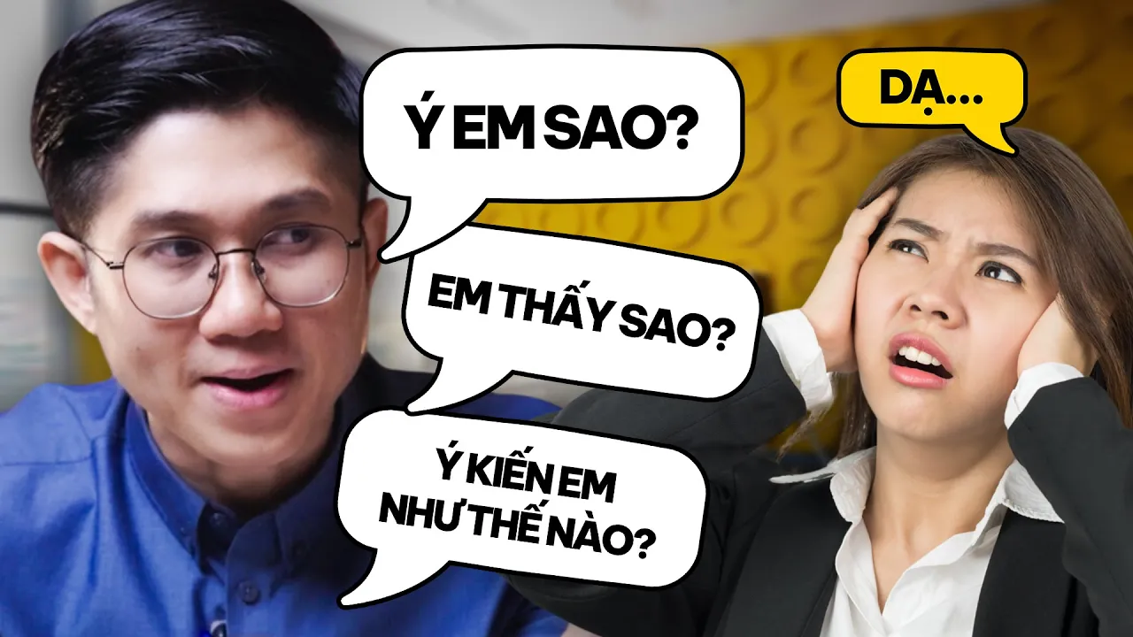 Outline Video Sếp Hỏi Bất Ngờ - Trả Lời Sao Để Không Bị Đánh Giá Thấp | Huỳnh Duy Khương