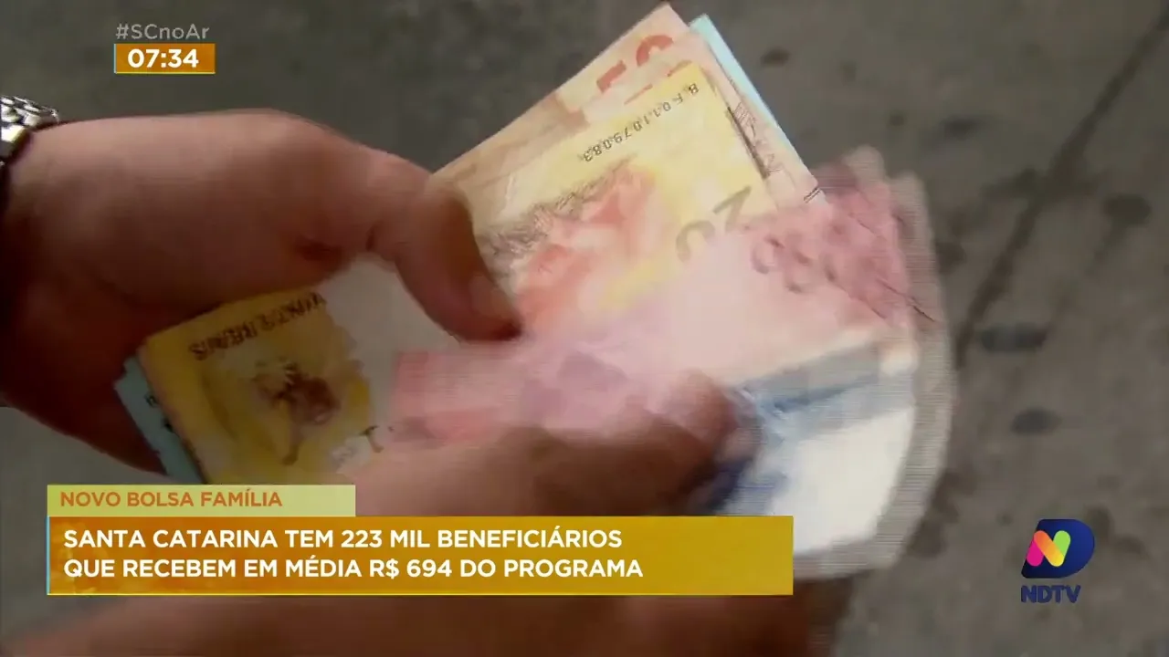 Dentro os estados do Sul do Brasil, SC é o estado que disponibiliza maior valor Bolsa Família