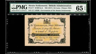 1917 Straits Settlements 25 cents sold for RM280 000