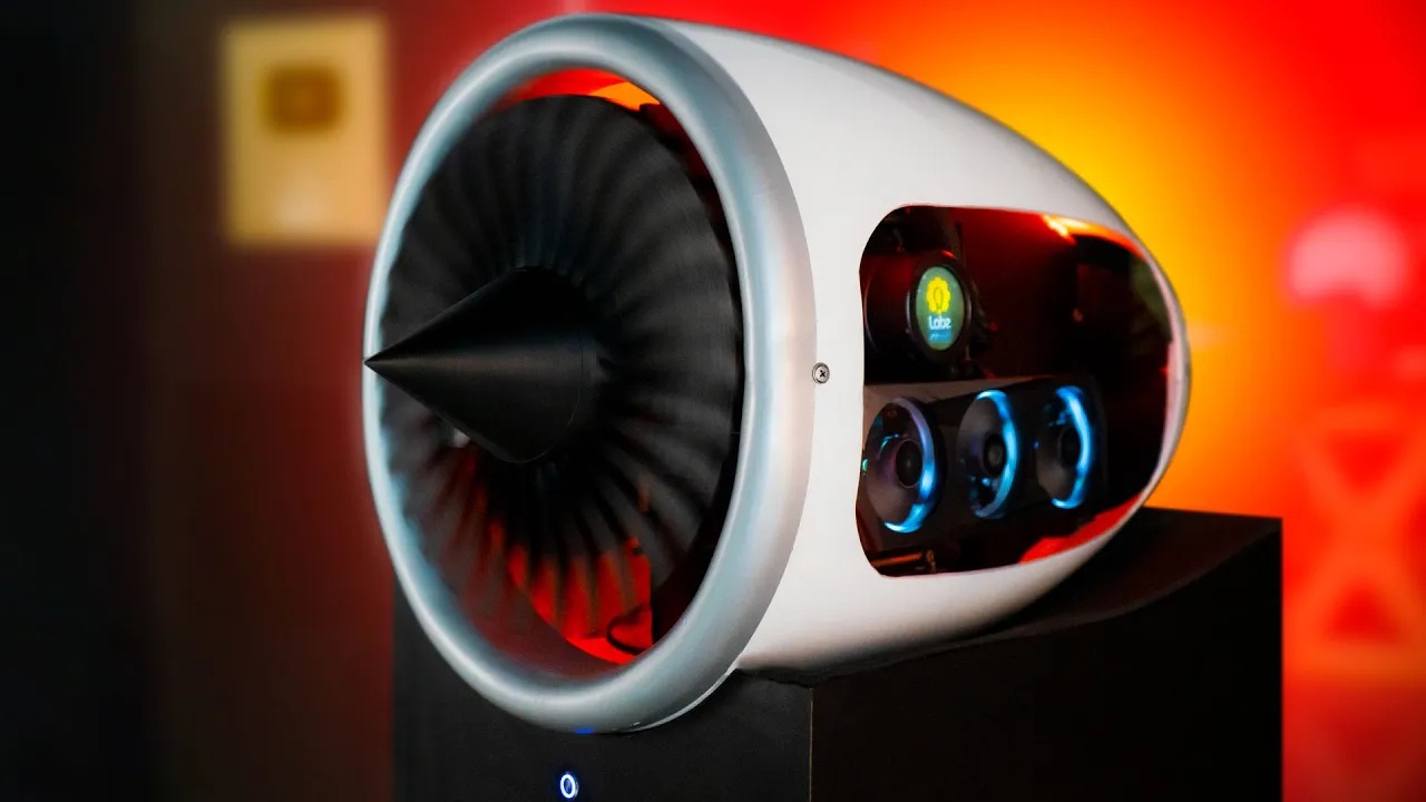 COMO FICOU O PC NA 'TURBINA' DE AVIÃO (Final)