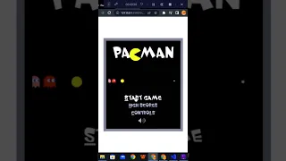 Pacman Using Html css and JavaScript