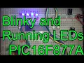 Blinky and Running LEDs PIC16F877A PIC Microcontroller Assembly Tutorial MPLAB X pic-as mpasm