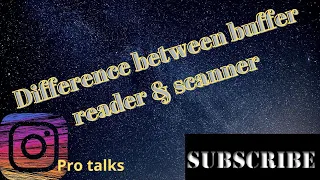 difference between Scanner and Buffered Reader Class in Java