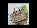 Disney x Gucci Donald Duck Tote Bag-B-GUC-DD-BR