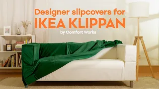 Transform Your IKEA Klippan with Easy-to-Install Sofa Slipcovers Comfort Works