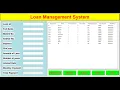 Overview of Loan Management System Developed in Python TkinterProject Python GUI Programs