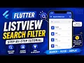 FLUTTER ANDROID LIST VIEW SEARCH FILTER TUTORIAL