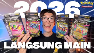 LANGSUNG BISA TURNAMEN PAKAI DECK INI!! UNBOXING SEMUA DECK TAKTIK 2026 - Pokémon TCG Indonesia