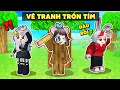 Lagu Simmy và Sammy Chơi Trốn Tìm Vẽ Tranh SIÊU BỰA Trong Roblox️ 🎨