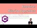 E 8 Bitwise Operators - Learning C